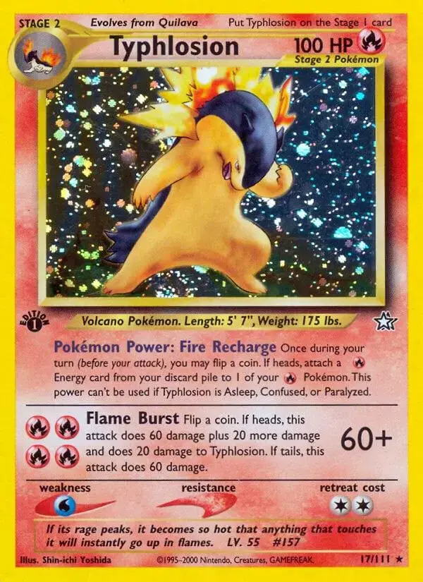 Typhlosion [1st Edition] - Pokemon Neo Genesis #17
