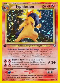 Typhlosion [1st Edition] #17 - Pokemon Neo Genesis