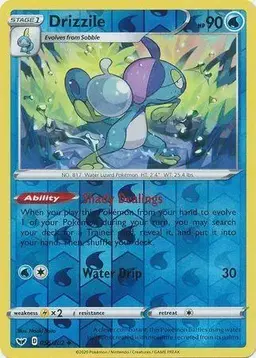 Drizzile [Reverse Holo] - Pokemon Sword & Shield