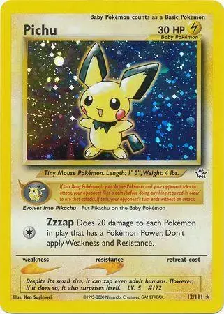 Pichu - Pokemon Neo Genesis #12