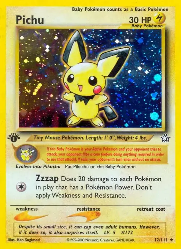 Pichu [1st Edition] - Pokemon Neo Genesis #12