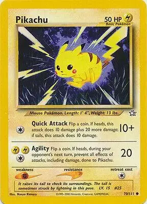 Pikachu - Pokemon Neo Genesis #70
