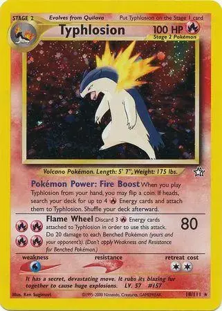 Typhlosion - Pokemon Neo Genesis #18