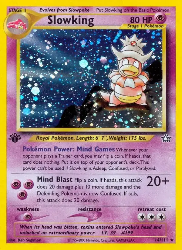 Slowking [1st Edition] - Pokemon Neo Genesis #14