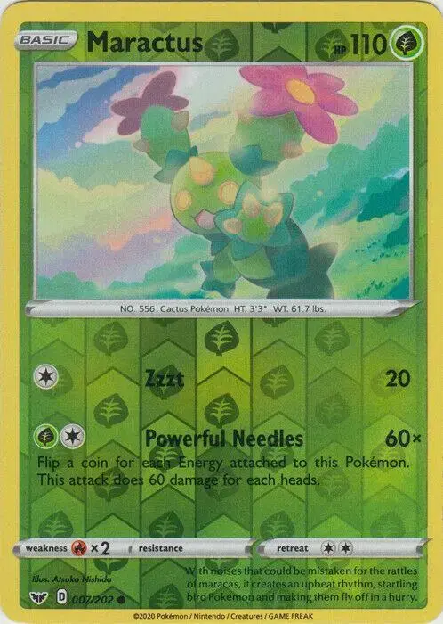 Maractus [Reverse Holo] - Pokemon Sword & Shield #7