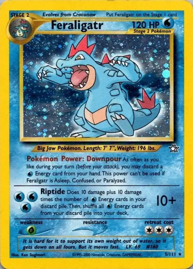 Feraligatr - Pokemon Neo Genesis #5