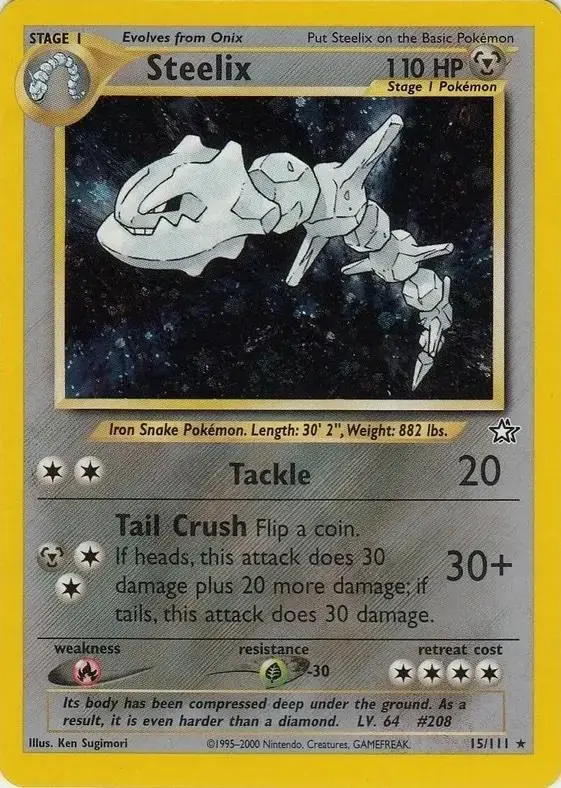 Steelix - Pokemon Neo Genesis #15