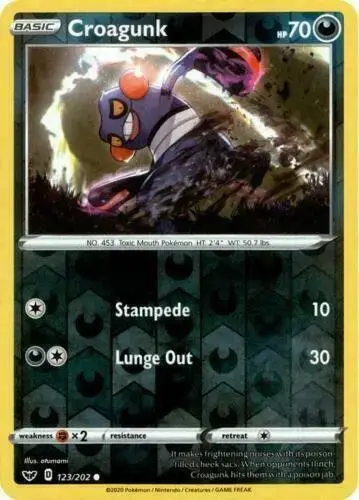 Croagunk [Reverse Holo]