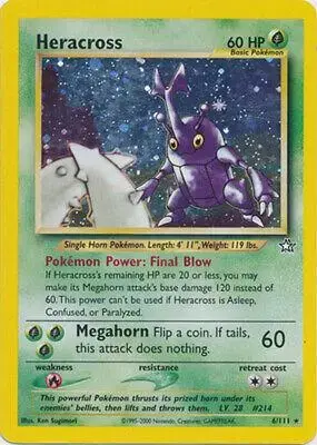 Heracross - Pokemon Neo Genesis #6