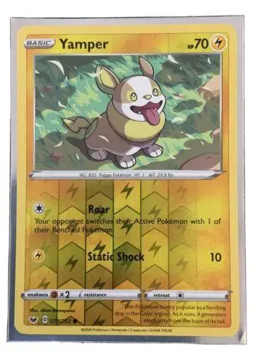 Yamper [Reverse Holo] - Pokemon Sword & Shield #73