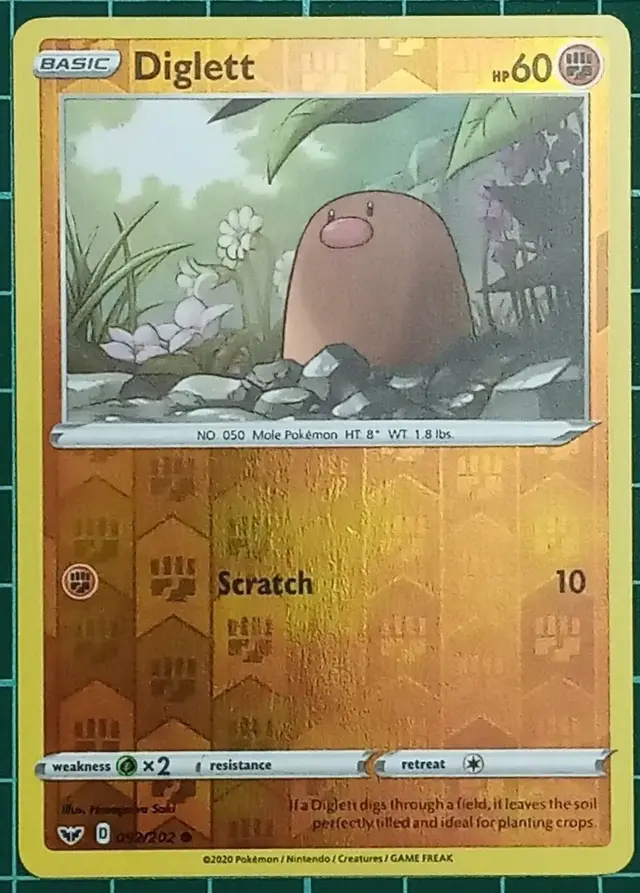 Diglett [Reverse Holo] - Pokemon Sword & Shield #92