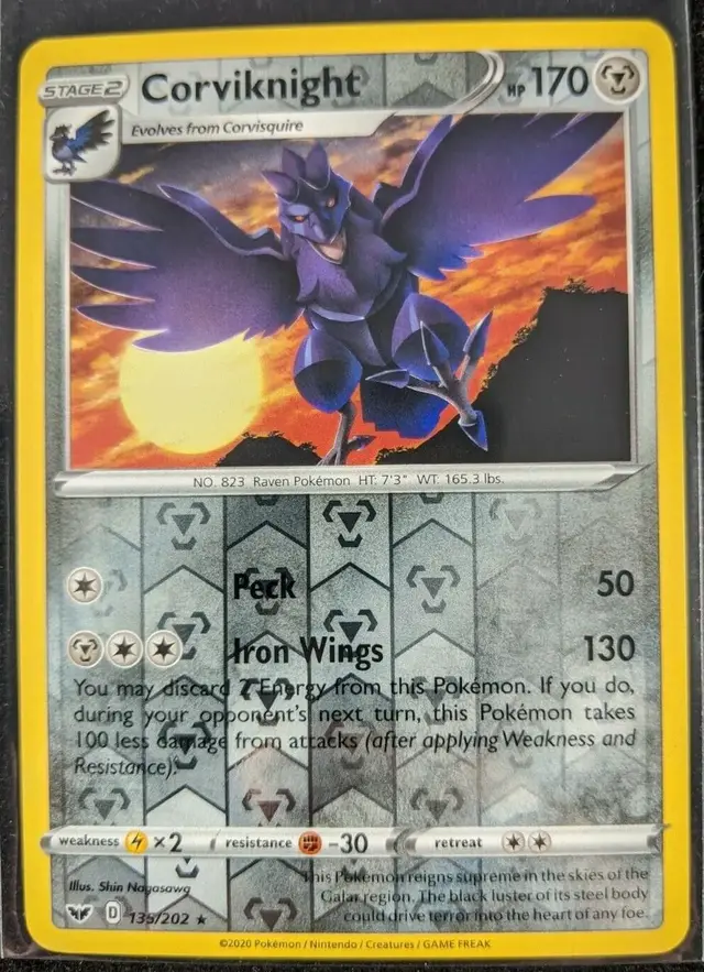 Corviknight [Reverse Holo]