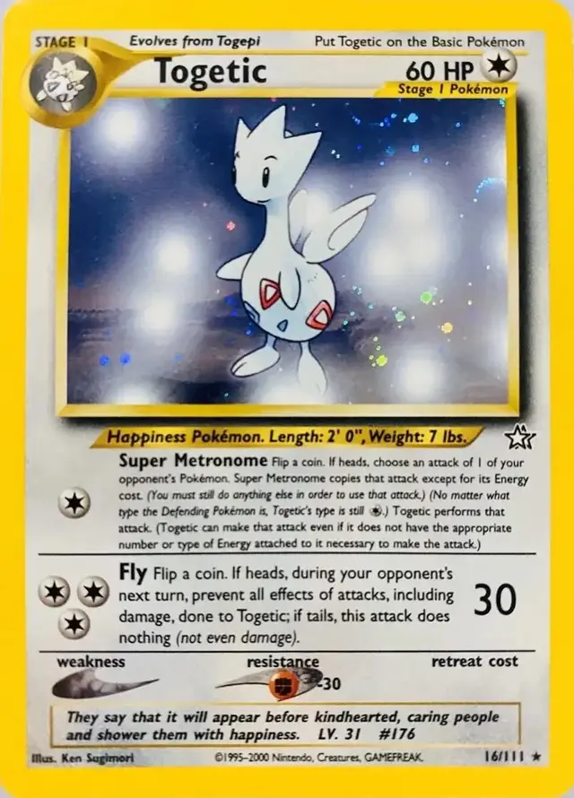 Togetic - Pokemon Neo Genesis #16