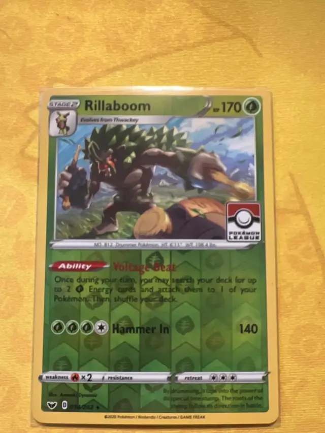 Rillaboom [Pokemon League] - Pokemon Sword & Shield #14
