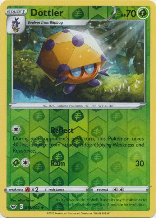 Dottler [Reverse Holo] - Pokemon Sword & Shield #18