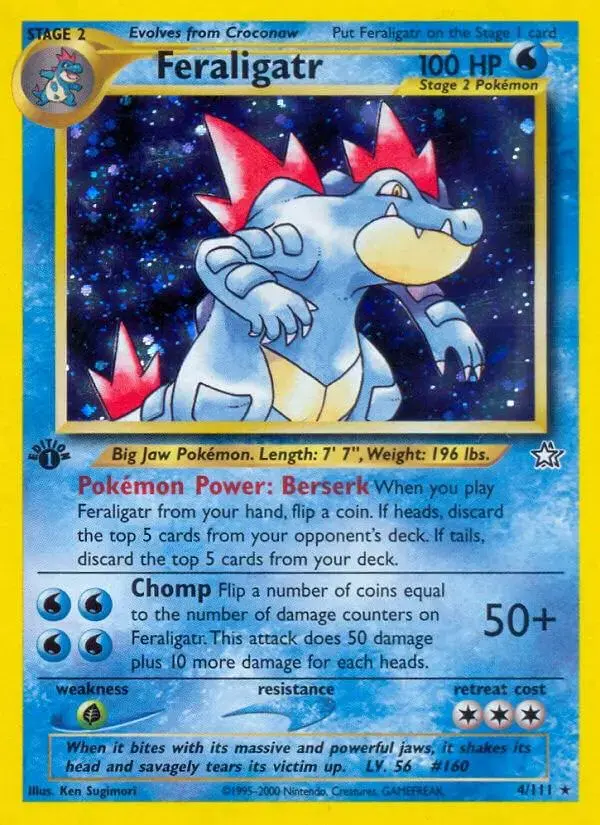 Feraligatr [1st Edition] - Pokemon Neo Genesis #4