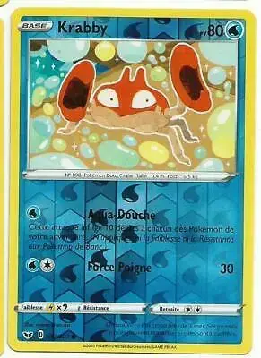 Krabby [Reverse Holo] - Pokemon Sword & Shield #42