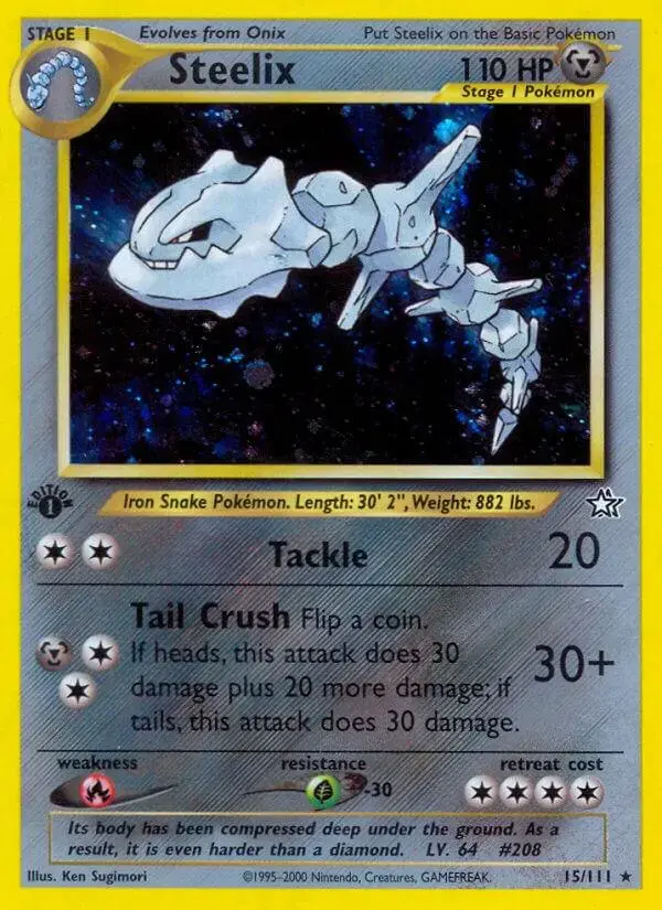 Steelix [1st Edition] - Pokemon Neo Genesis #15