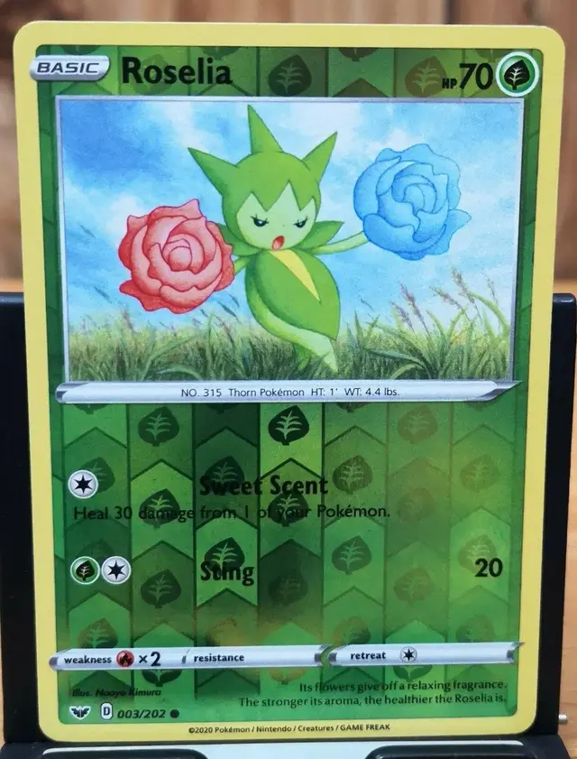 Roselia [Reverse Holo] - Pokemon Sword & Shield #3