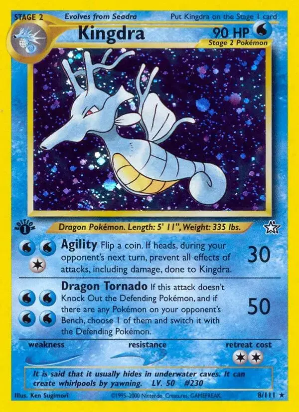 Kingdra [1st Edition] - Pokemon Neo Genesis #8