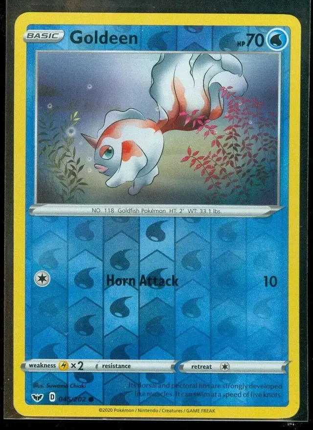 Goldeen [Reverse Holo] - Pokemon Sword & Shield #45