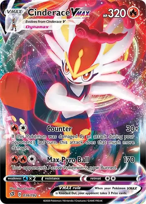 Cinderace VMAX - Pokemon Rebel Clash #36