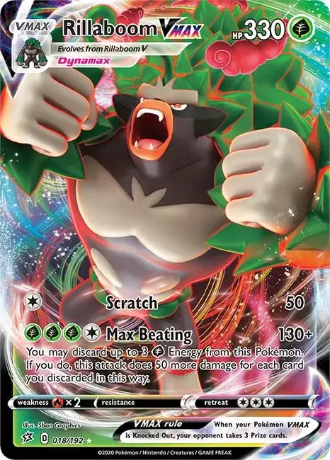 Rillaboom VMAX - Pokemon Rebel Clash #18
