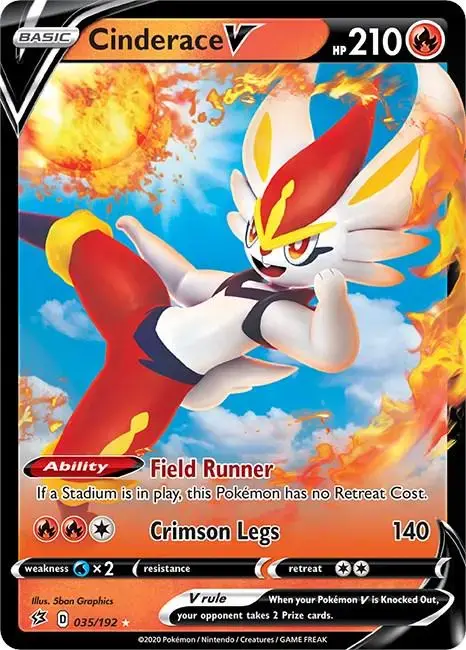 Cinderace V - Pokemon Rebel Clash #35