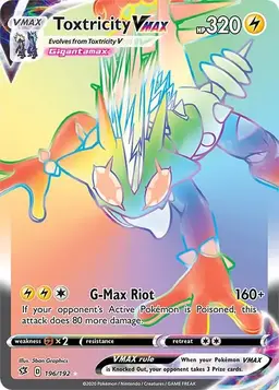 Toxtricity VMAX 196 - Pokemon Rebel Clash