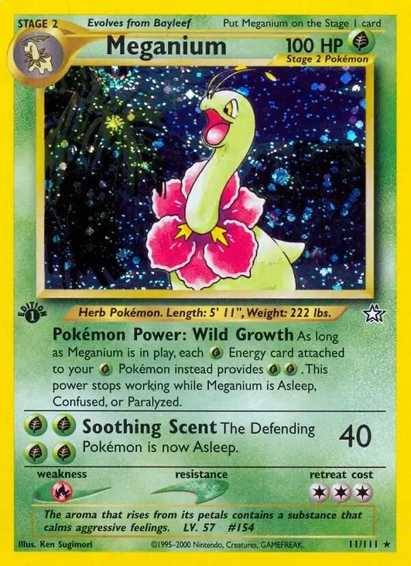 Meganium [1st Edition] - Pokemon Neo Genesis #11