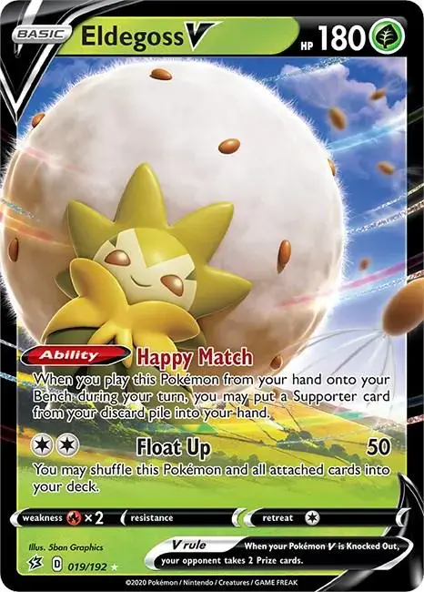 Eldegoss V - Pokemon Rebel Clash #19