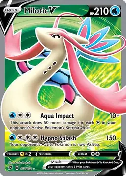 Milotic V 179 - Pokemon Rebel Clash