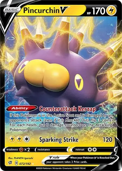 Pincurchin V - Pokemon Rebel Clash #72