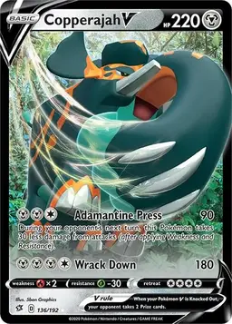 Copperajah V 136 - Pokemon Rebel Clash