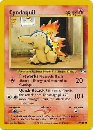 Cyndaquil - Pokemon Neo Genesis #57