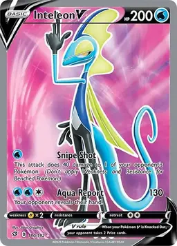 Inteleon V 180 - Pokemon Rebel Clash