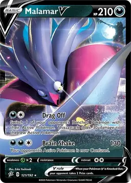 Malamar V 121 - Pokemon Rebel Clash