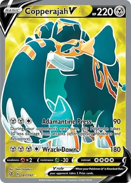 Copperajah V 187 - Pokemon Rebel Clash