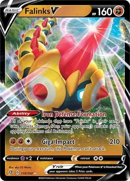 Falinks V 110 - Pokemon Rebel Clash