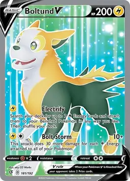 Boltund V 181 - Pokemon Rebel Clash