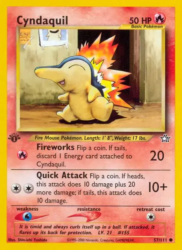 Cyndaquil [1st Edition] - Pokemon Neo Genesis #57
