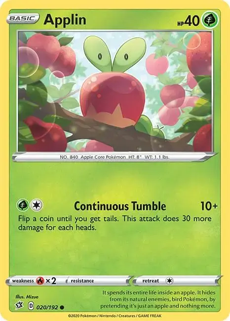 Applin - Pokemon Rebel Clash #20