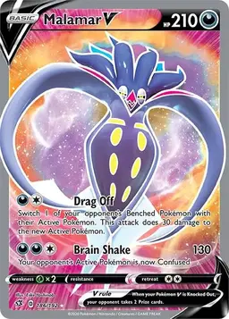 Malamar V 186 - Pokemon Rebel Clash