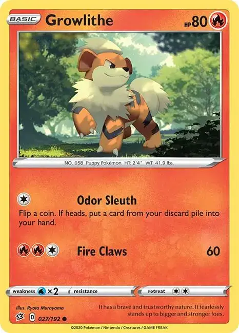 Growlithe - Pokemon Rebel Clash #27