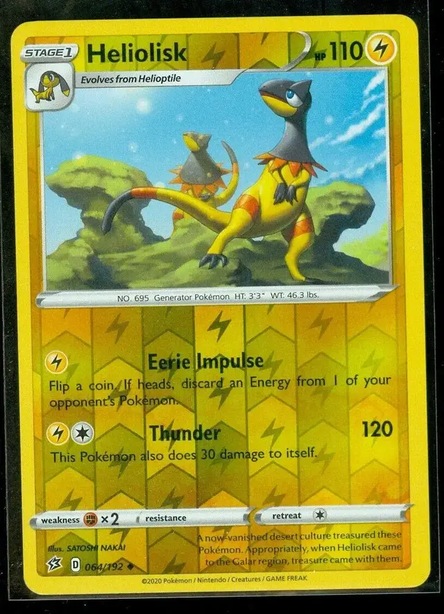 Heliolisk [Reverse Holo] - Pokemon Rebel Clash #64