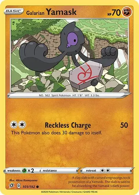 Galarian Yamask - Pokemon Rebel Clash #101