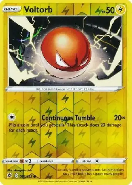 Voltorb [Reverse Holo] - Pokemon Rebel Clash #56