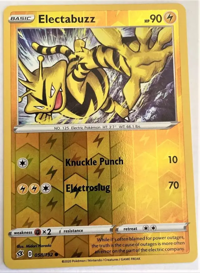 Electabuzz [Reverse Holo] - Pokemon Rebel Clash #58