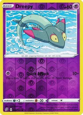 Dreepy [Reverse Holo] - Pokemon Rebel Clash #89
