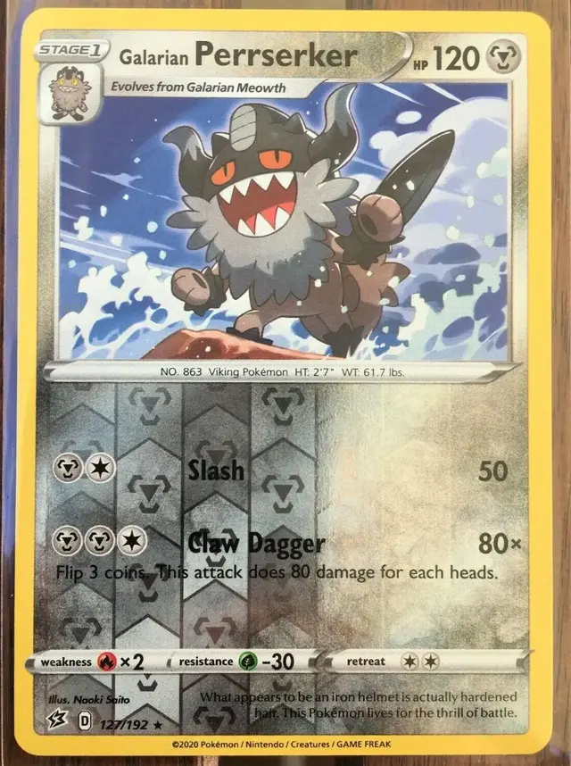 Galarian Perrserker [Reverse Holo]